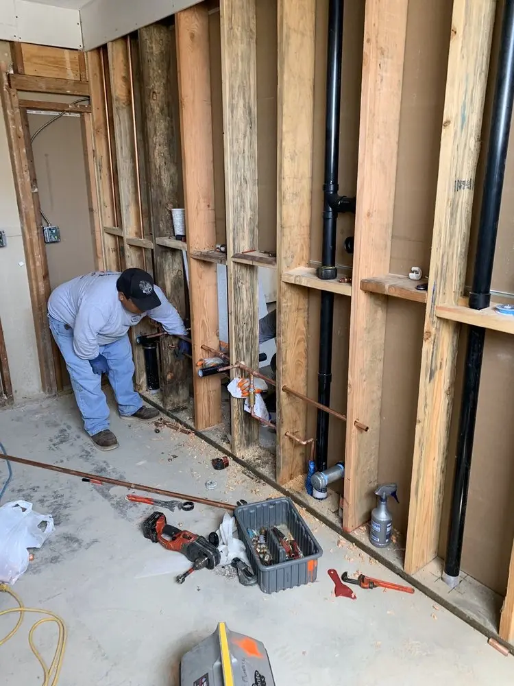 Commercial rough-in plumbing for Water Heater Replacement in New Prague